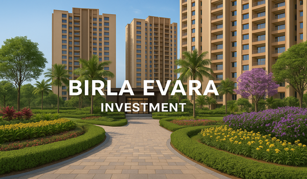 Illustration representing Birla Evara Investment opportunities in real estate and premium living spaces