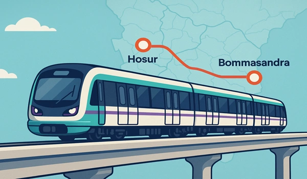 Hosur to Bommasanda Metro Line