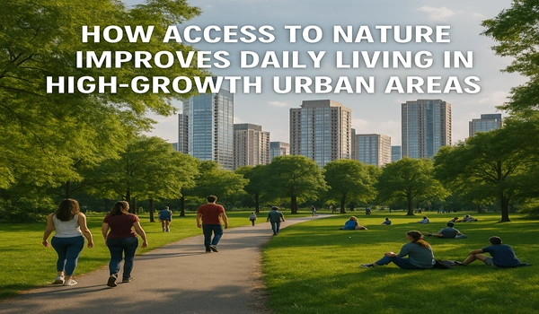 How Access to Nature Improves Daily Living in High-Growth Urban Areas
