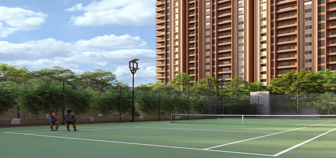 Birla Evara Tennis Court Outdoor Sports Amenities