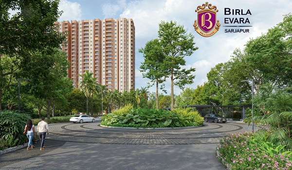 About Birla Evara section highlighting premium residences, modern amenities, and location benefits