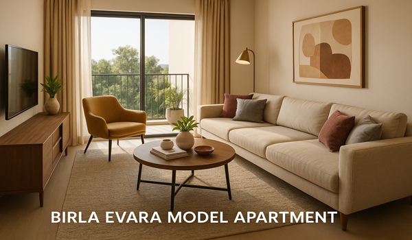 Birla Evara model apartment showcasing interior design, layout, and premium features