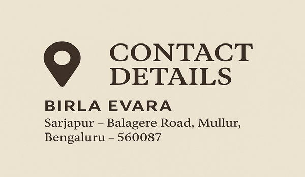 Birla Evara Contact Details