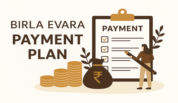 Detailed breakdown of Birla Evara payment plan with pricing, booking amounts, and installment structure for luxury apartments in Bangalore