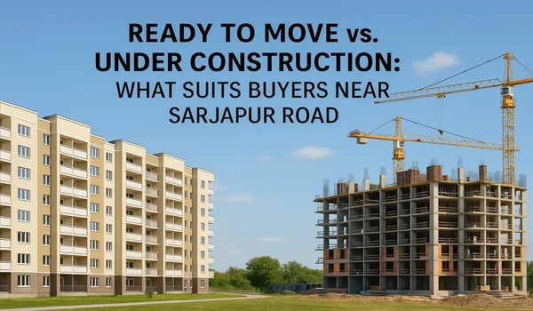 Ready to Move vs. Under Construction: What Suits Buyers Near Sarjapur Road